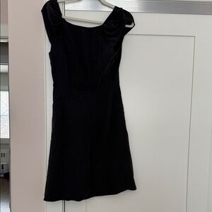 Barneys New York Elegant Black Silk Dress